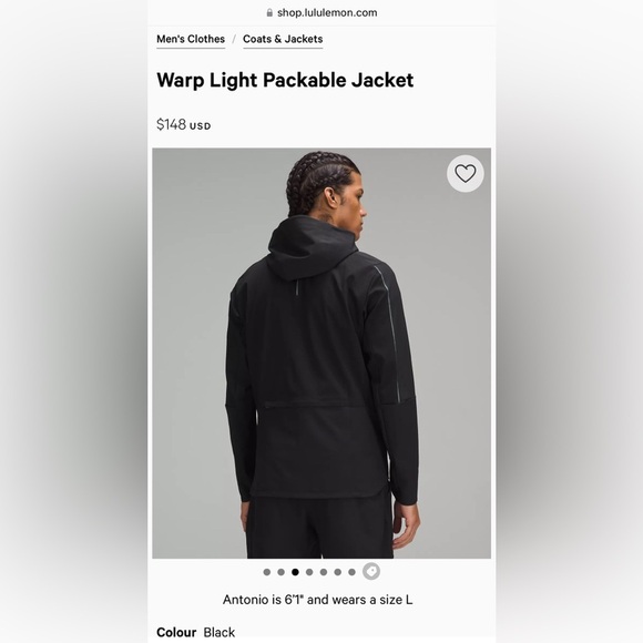 Menโs Lululemon Jacket- like new ๐ฅ - Picture 3 of 10